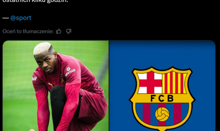WOW! Ten CZOŁOWY NAPASTNIK został ZAOFEROWANY do Barcelony!